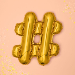 BALLON HASHTAG OR