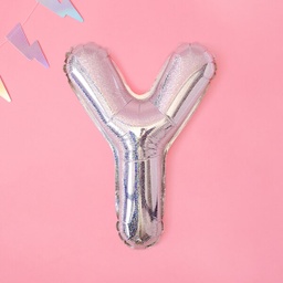 BALLON LETTRE « Y » IRISÉ