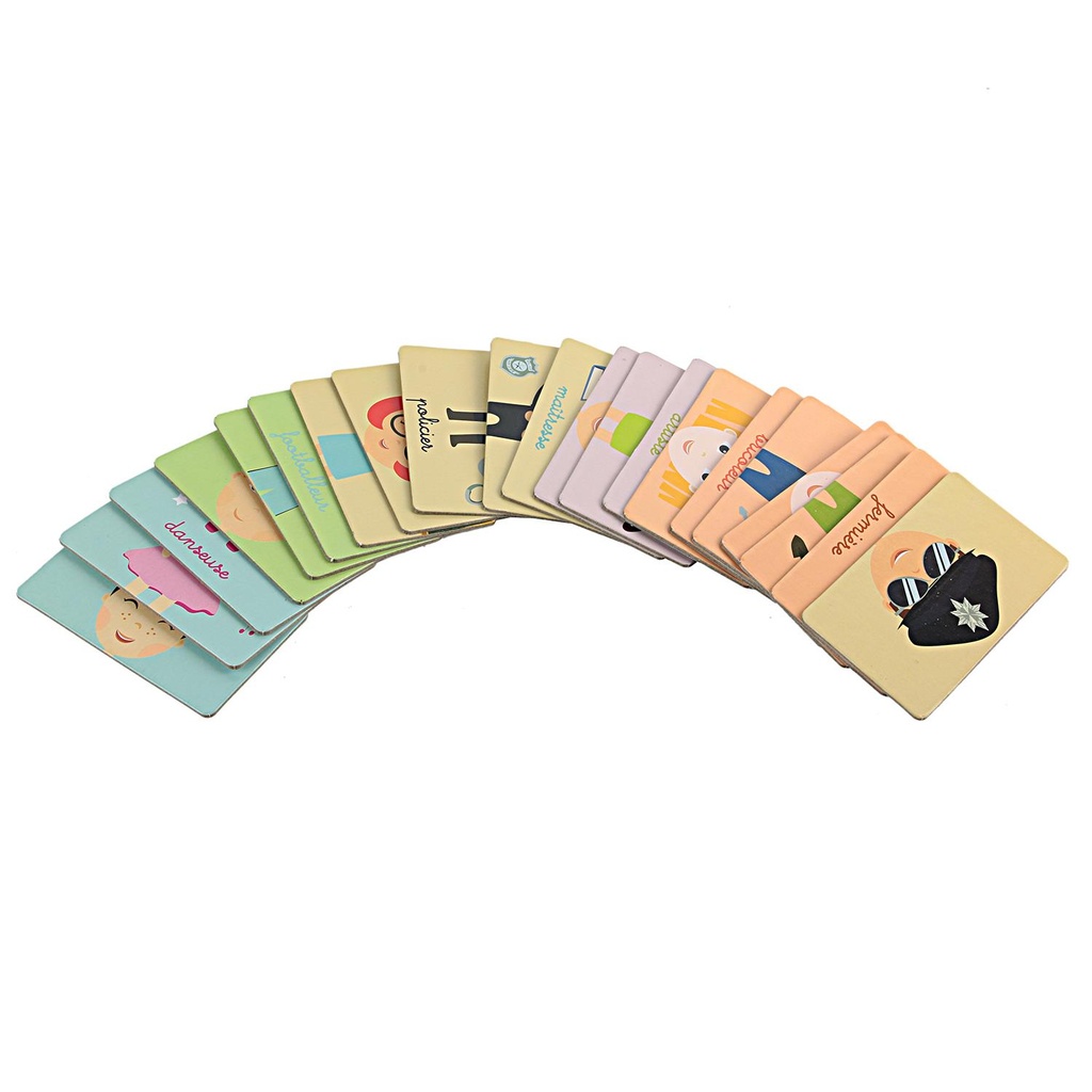 CARTE EDUCATIVE METIERS X27