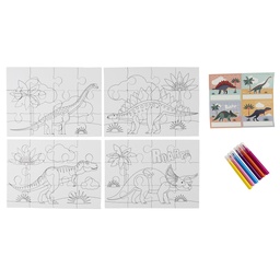 PUZZLE A COLORIER ET FEUTRES