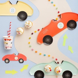 ASSIETTE VOITURE DE COURSE VINTAGE