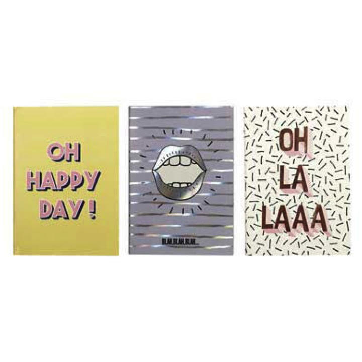 CAHIER POP X3