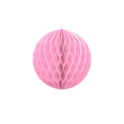 [KB10-081J] BOULE ALVEOLE ROSE PASTEL 10CM