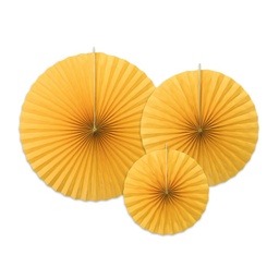 [RPK9-084] ROSETTES DECORATIVES JAUNE