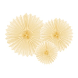 [RPB2-079J] ROSETTES DECORATIVES CREME