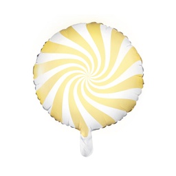 [FB20P-084J] BALLON ALUMINIUM CANDY JAUNE
