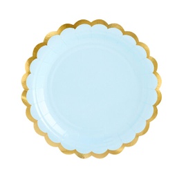 [TPP16-001J] ASSIETTES BLEU PASTEL