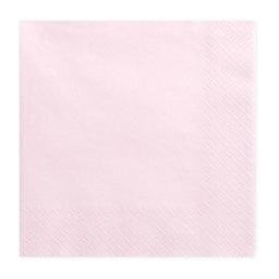 [SP33-1-081PJ] SERVIETTES ROSE POUDRE