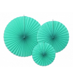 [RPK9-011T] ROSETTES DECORATIF TIFFANY BLUE