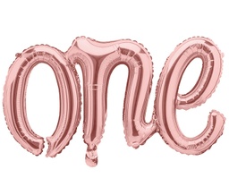 [FB75S-019R] BALLON « ONE » OR ROSE
