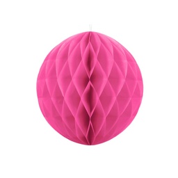[KB20-081] BOULE ALVEOLE ROSE 20CM