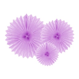 [ROSETTES DECORATIVES ROSE POUDRE] ROSETTES DECORATIVES PARME