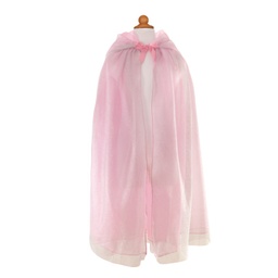 [51965] CAPE DE ROYAUTÉ ROSE ARGENTÉ 5-7 ANS