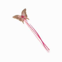 [15600OR] BAGUETTE DE PAPILLON OR ROSE