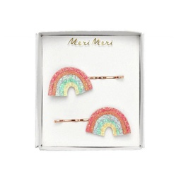 [187801] EPINGLES À CHEVEUX ARC-EN-CIEL PAILLETÉ