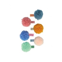 [215785] BARRETTES À CHEVEUX BIG POMPOM