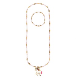 [86107] SET COLLIER &amp; BRACELET MAGIC UNICORN