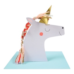 [160561] CARTE STAND-UP LICORNE