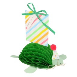 [204607] CARTE EN NID D’ABEILLE TORTUE