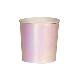 [181630] PETITS GOBELETS PASTEL IRISÉ