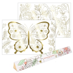 [206605] POSTER A COLORIER XL PAPILLON