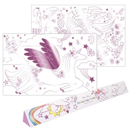 [206614] POSTER A COLORIER XL LICORNE