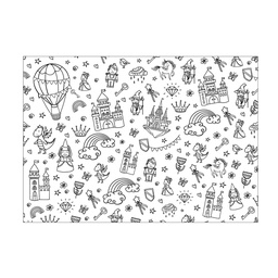 [EC4093] SETS DE TABLE A COLORIER PRINCESSES