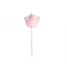 [EC5001] STYLO CHAT LICORNE ROSE