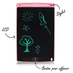 [EA10172] TABLETTE DE DESSIN LCD ROSE