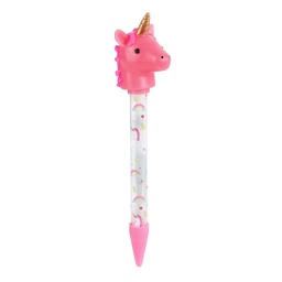 [EC3201R] STYLO LUMINEUX LICORNE ROSE